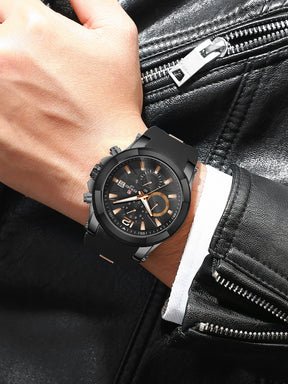 Relógio Masculino Cronógrafo Esportivo Resistente À Água