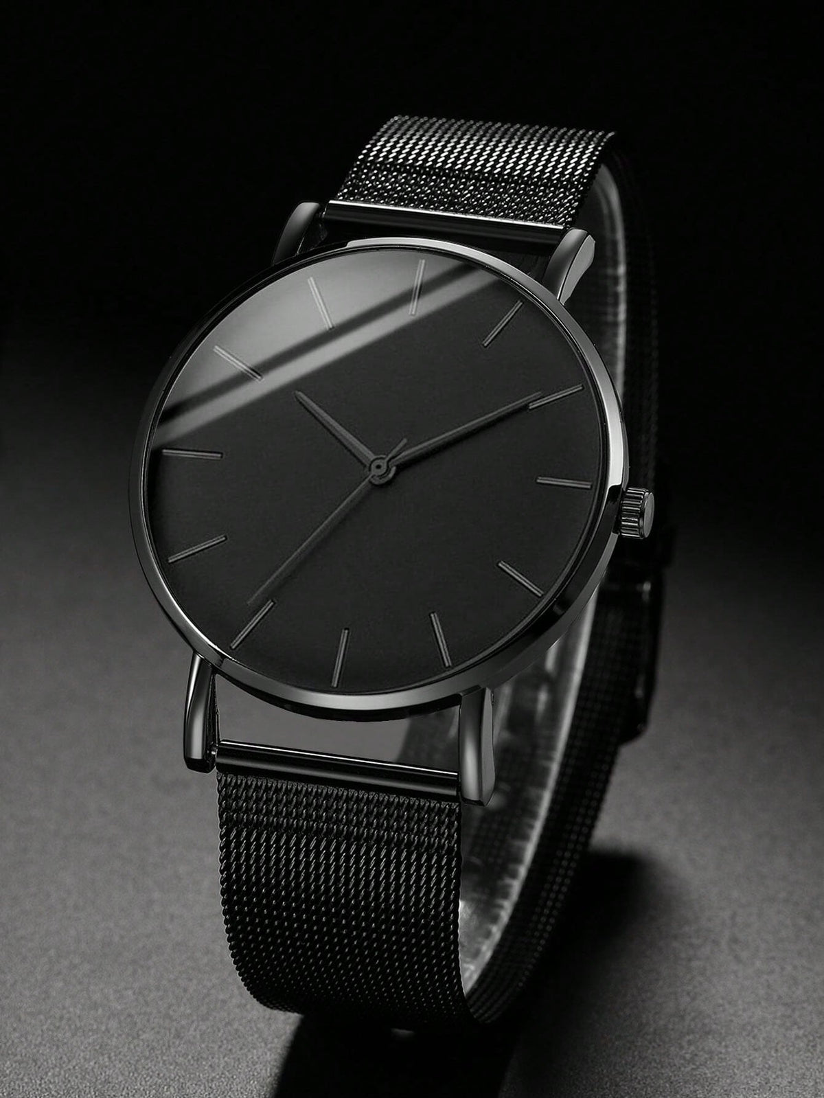 Relógio Masculino Pulseira Malha Design Minimalista