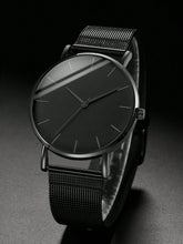 Relógio Masculino Pulseira Malha Design Minimalista