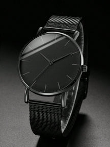 Relógio Masculino Pulseira Malha Design Minimalista