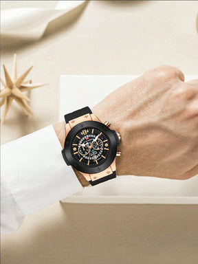 Relógio Masculino Cronógrafo Com Caixa Robusta