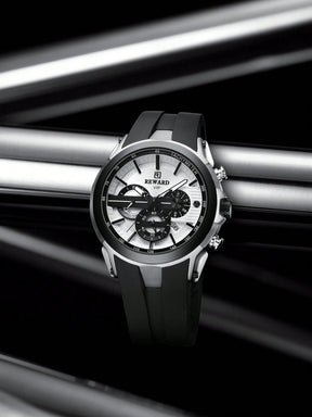 Relógio Cronógrafo Esportivo Com Pulseira Silicone Masculino